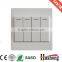 220V 4 gang piano keys wall switch