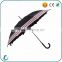 Manufacturer wholesale customized wave edge straight umbrella for lady