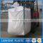Top skirt bottom flat FIBC jumbo bag, China High Quality Ton Bag with Skirt Top, industrial 1000 kg white big bag
