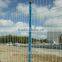 Green PVC euro style metal mesh fence