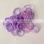 New Colored loom bands,silicone wrist bands,DIY bracelets loom rubber bands, loom bands sets for children