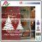 Hot customed 3D creative sticker design printing removable Christmas glitter sticker