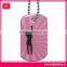 Fashion epoxy coating dog tag with custom logo