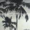 coconut trees floral prints nylon spandex swimwear fabric