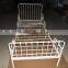 White color metal infant bed