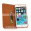 chinese cell phone 5.5 inch genuine leather case for iphone6 plus