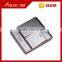 stainess steel quality 2gang 1way Italian wall switch and socket