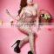 Sexy Sheer Leopard Print Pattern Open Crotch Bodystocking Lingerie                        
                                                Quality Choice