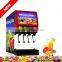Unbreakable stainless steel 4 flavors Beverage Dispenser