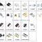 Double door catches and latches glass door magnetic latch