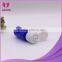 10ml cobalt blue Plastic bottle with white cap for essential oil