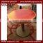 Small Oak Wooden Round Side Coffee Table