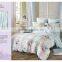100% Tencel Flower printed bedding sets Queen Size 6PCS Jacquard