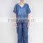 Hospital Use Heavy Duty Dark Blue Doctor Scrub Suit, Patient Suit, Nurse Suit