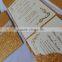 Golden Pebble embossed Wedding card with foil print text