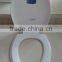 1027 Plastic Toilet Seat with Top -Tite Hinges, Elongated, Bone