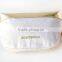 Joint gold leather canvas design small cosmetic bag printing Gold logo