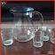 Unique Design Antique Art Glass Whisky & Wine glass decanters and shots set