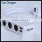 4-USB Usb Car Charger With Switch 4 Ports Clip