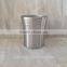 Silver color tea cup with vacuum layer/double-wall insulated water tumbler/saucer drinkware beer mug