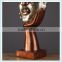 American style resin retro head sculpture head figurine for home decoration