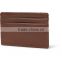 Designer leather credit card holder