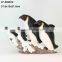 Outdoor resin Penguin skiing statue toy