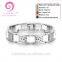 Newly Developed White Zirconia Ceramic Bracelet with 99.999%Germanium manufacturers