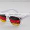 Oem Flag custom logo sticker pinhole sunglasses