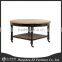 Fance style wood round country side table