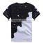 Daijun oem popular fashion black 100% polyester sublimation t shirt men