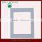 Wholesale acid free white core white double matboard with 3 openings FSC Certification