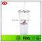 Customized 24 oz & 12 oz double wall plastic tumbler and wine tumbler with bling band