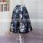 Hot Women Ladies Vintage Style High Waist Floral Casual Party Midi Pleated Skirt