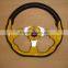 13 Inch MOMO Racing PU Steering Wheel With Horn Line