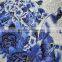 VH JY-JH-JZ01-M Handmade Mural Wall Tiles Chinese Blue Bird and Flower Art Glass Mosaic Mural