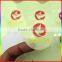 round glow in dark label, luminous adhesive stickers