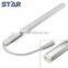 DC12V 5050smd 12W/m cold White waterproof Aluminum profile rigid led hard strip light with plastic cover