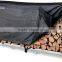 8 Feet Patio Log Rack Full Cover Outdoor Firewood Cover for Log Rack Holder