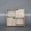 E1 Grade PB/MDF 4 Cube With 2 Doors Cabinet/Shelf