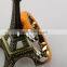 2016 New arrival stainless steel gold plated bracelet jewelry women vintage leather bangle