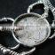 21.5mm vintage style antiqued silver plated skull talon DIY pendant charm supplies findings 1820272