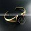 65mm diameter brass vintage style 20mm round setting bezel tray antiqued bronze DIY bracelet bangle supplies 1900112