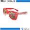 Multi-color frame custom promotional logo printed revo lens cute kids sunglasses high quality