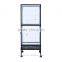 Pawhut 54"H Black/White Bird Flight Cage Stand