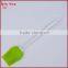 BT0205 8.27" Transparent PP Handle Silicone Brush Cooking Oil Brush Silicone Oil Brush BBQ Sauce Brush