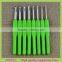 2015 New plastic handle crochet hook set, knitting needle crochet hook