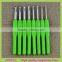 New Design Aluminum Crochet hooks , Soft handle crochet hooks set