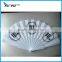 Promotion Gifts Customized logo White Plastic Hand fan