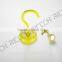 Yellow magnetic hooks,Strong Neodymium Rubber coated Pot Magnet